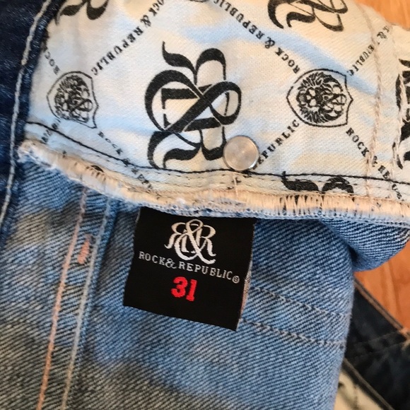 39. Rock & Republic Kasandra Jeans Sz 31 Boot cut - Picture 5 of 6